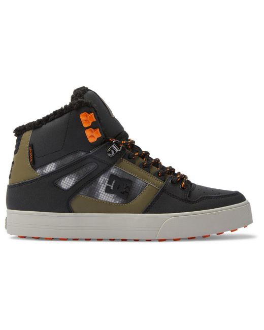DC Shoes Men's Black Pure High-Top Winter Shoes