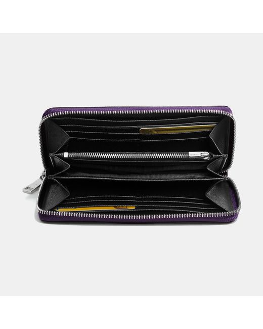 Coach wallet accordion zip sales