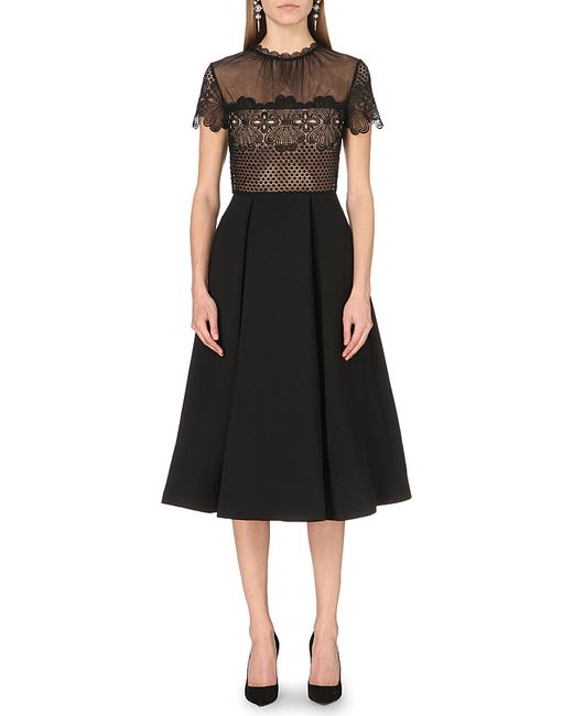 black delicate lace fishnet panel body x ray