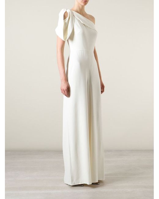 Alexander mcqueen one shoulder dress sales