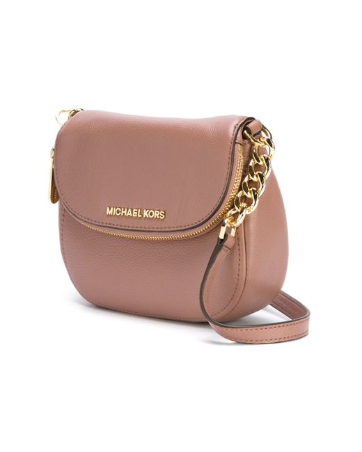 MICHAEL Michael Kors Bedford Leather Cross-Body Bag in Brown