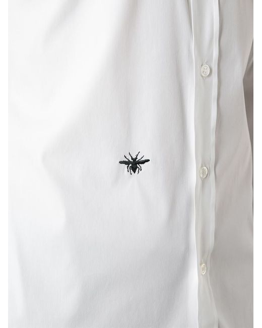 Dior Homme Cotton Embroidered Bee Shirt 