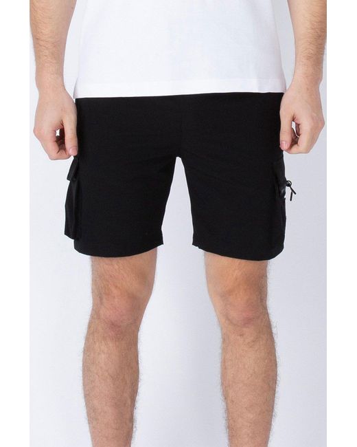 Luke 1977 Black Optimize Woven Shorts for men