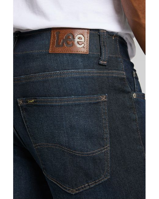 Lee Jeans Blue Straight Fit Xm Trip for men