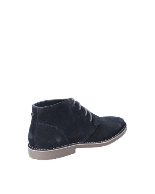 Hush Puppies Blue 'freddie' Suede Lace Shoes for men