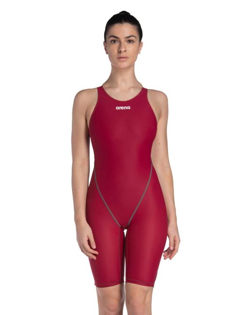 Arena Powerskin St Next Open Back - Deep Red