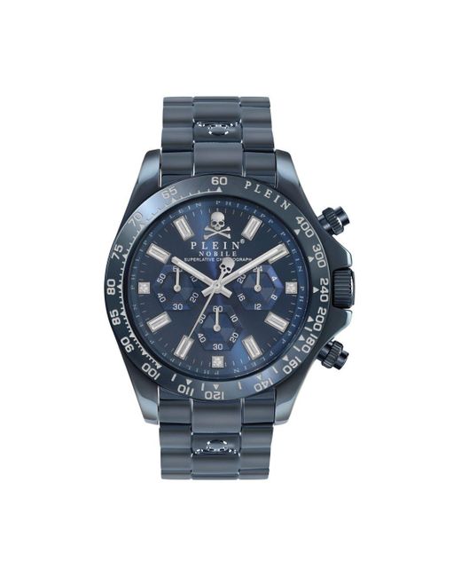 Philipp Plein Blue Nobile Stainless Steel Fashion Analogue Quartz Watch - Pwcaa0521 for men