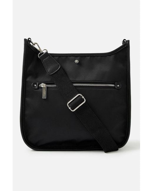 Accessorize Black 'maci' Messenger Bag