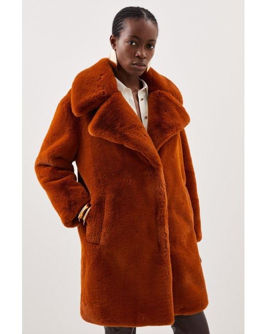 Karen millen sale duffle coat