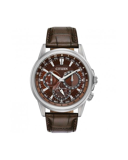 Citizen Brown Eco-drive Stainless Steel Classic Eco-drive Watch - Bu2020-29x for men