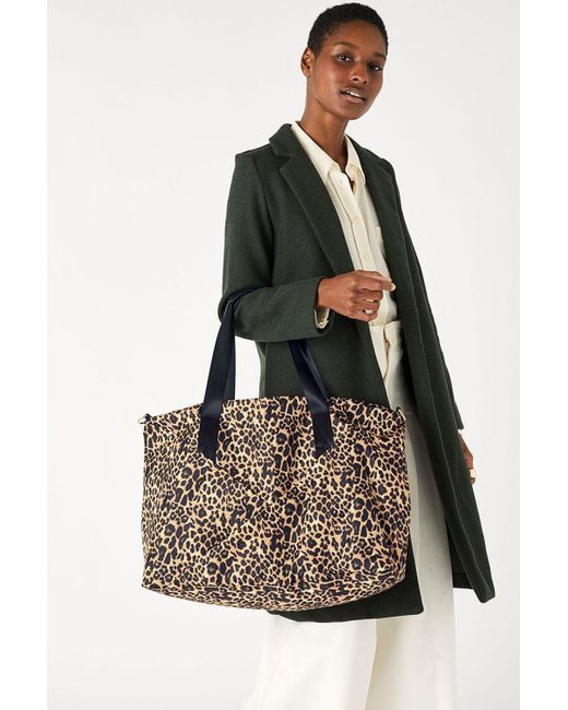 Accessorize Multicolor 'robyn' Leopard Print Weekend Bag