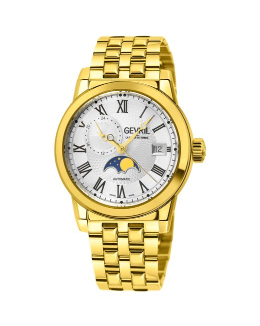 Gevril Metallic Madison Swiss Automatic Watch for men