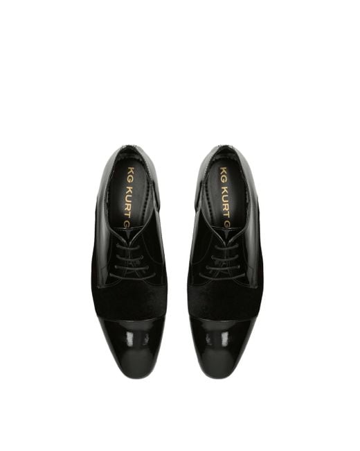KG by Kurt Geiger Black 'samy' Leather Shoes for men