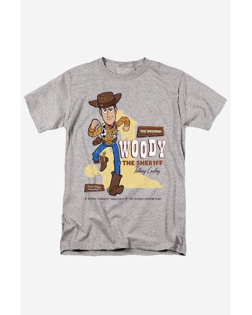 Disney Gray Toy Story Original Woody T-shirt for men