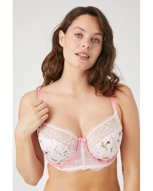 Gorgeous Dd Satin Rose Long Line Balcony Lyst UK