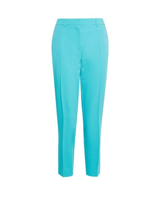 Dorothy Perkins Blue Turquoise Ankle Grazer Trousers