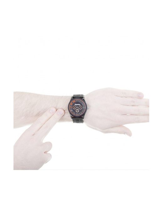 Superdry Black Tokyo Fashion Analogue Quartz Watch - Syg170b for men