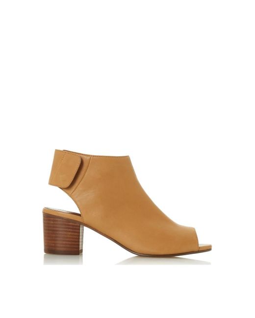 Dune Brown 'jammy' Leather Sandals