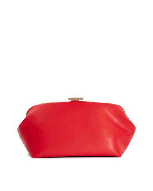Dune Red 'expect' Clutch