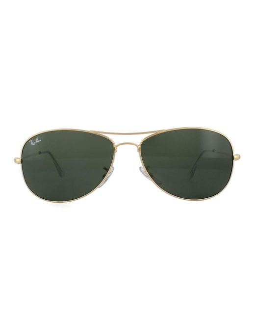 Ray-Ban Aviator Gold Green Sunglasses for men