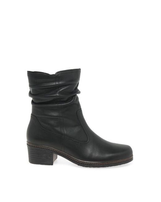 Gabor Black 'south's Ankle Boots
