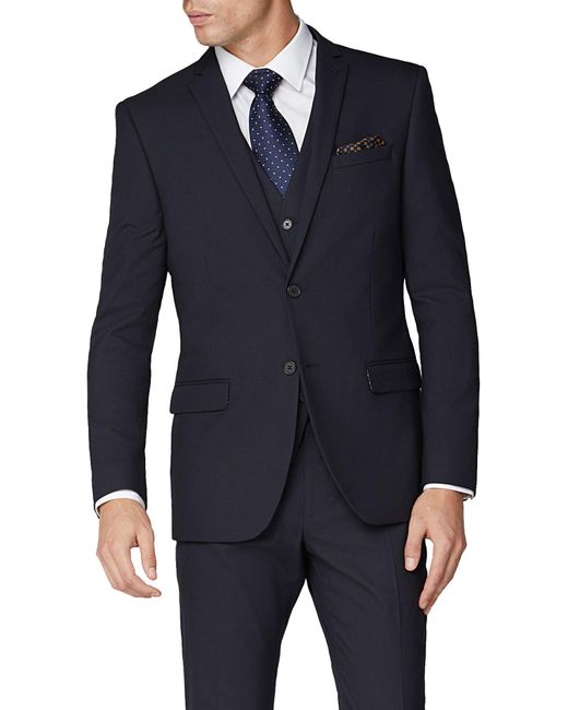 Limehaus Blue Slim Fit 2 Piece Suit for men