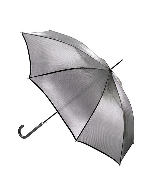 Fulton Gray Kew Umbrella Silver Iridescent Print