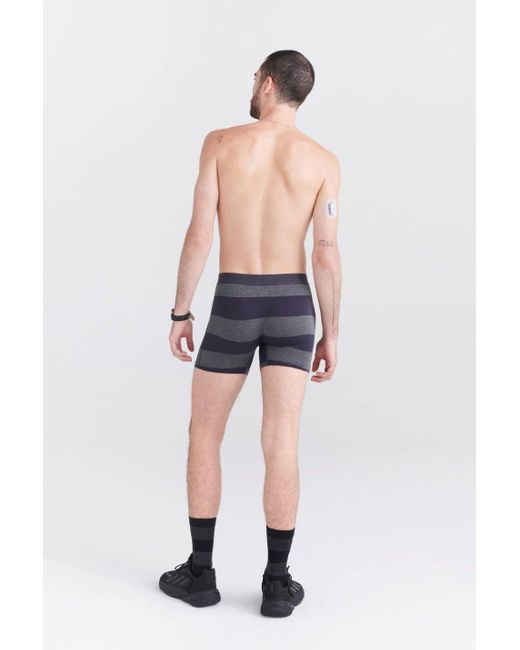 Saxx Underwear Co. 2 Pack Vibe Super Soft Boxer Brief in Black for Men