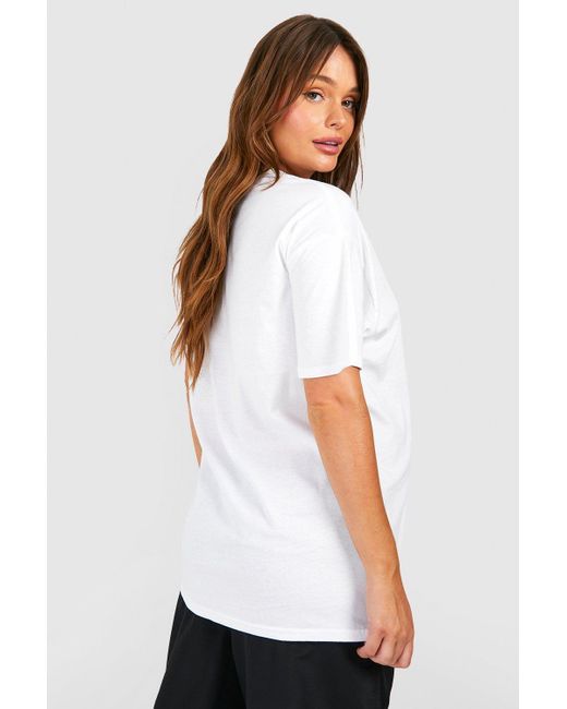 Boohoo White Maternity Paris Printed T-shirt