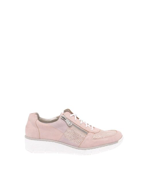 Rieker Pink 'camilla' Casual Sports Shoes