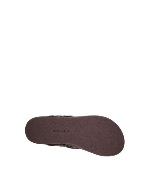 Skechers Brown 'pelem Emiro' Synthetic Sandals for men