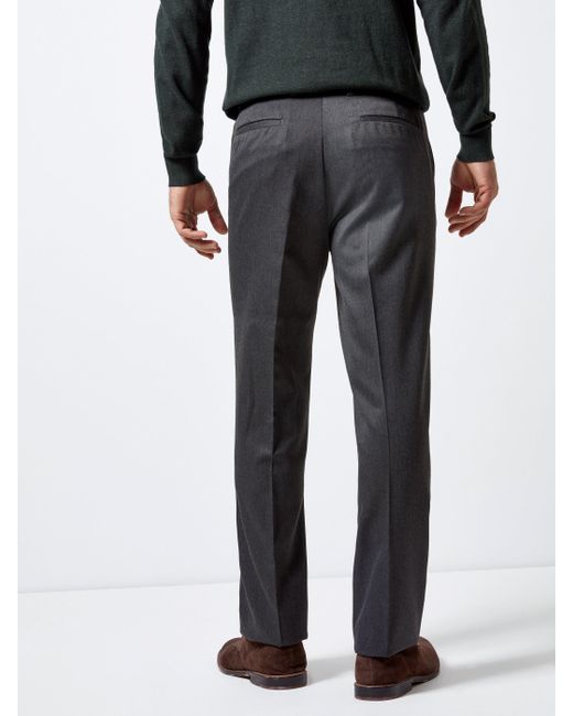 Burton Black Charcoal Regular Fit Stretch Trousers for men