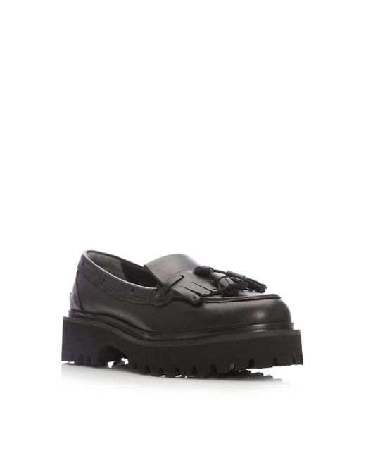 Moda In Pelle Black 'emmina' Leather Loafers