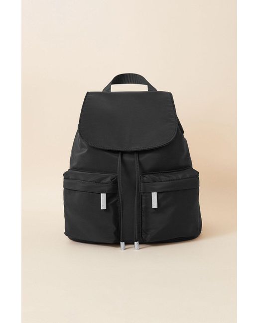 Accessorize Black Zip Backpack
