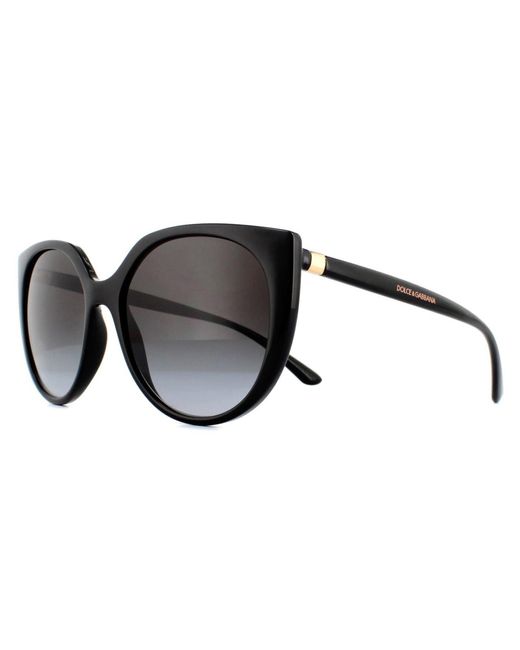 Dolce & Gabbana Fashion Black Grey Gradient Sunglasses