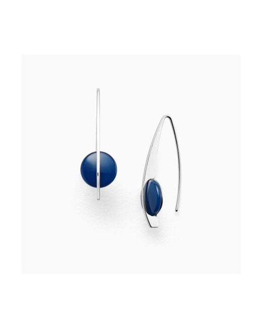 Skagen Blue 'sea Glass' Stainless Steel Earrings - Skj1293040