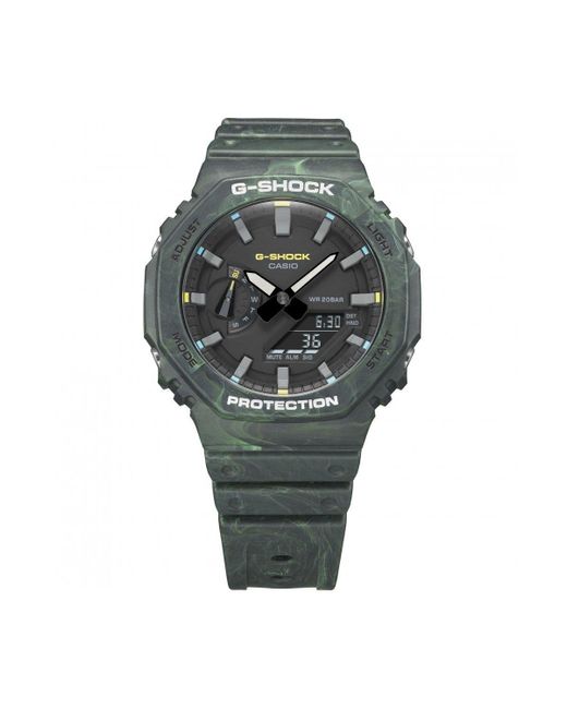 G-Shock Gray G-shock Foggy Forest Series Plastic/resin Watch - Ga-2100fr-3aer for men