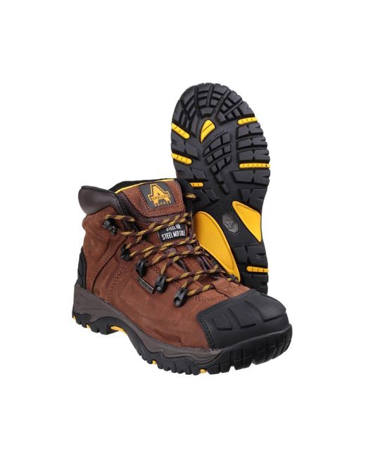 Amblers Safety Brown 'fs39' Waterproof Safety Footwear for men