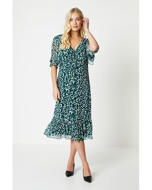 Wallis petite clearance animal print dress