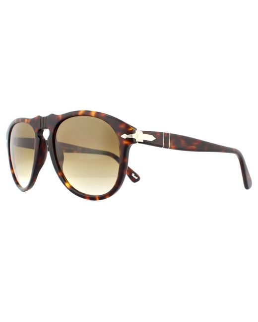 Persol Aviator Havana Brown Gradient Sunglasses for men