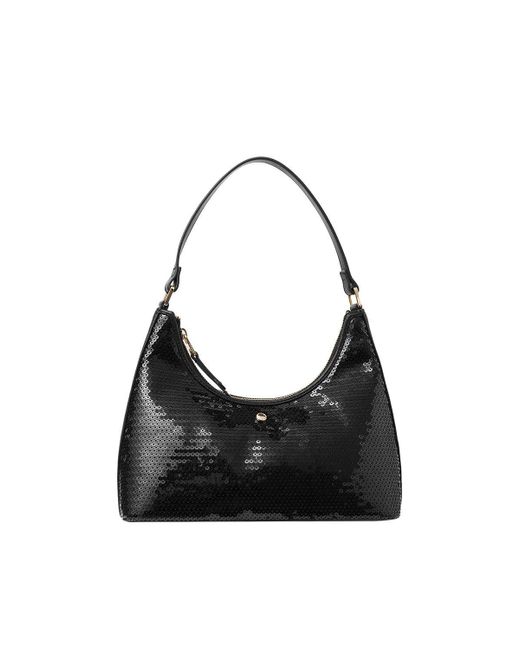 Fiorelli Black Vega Sequin Shoulder Bag