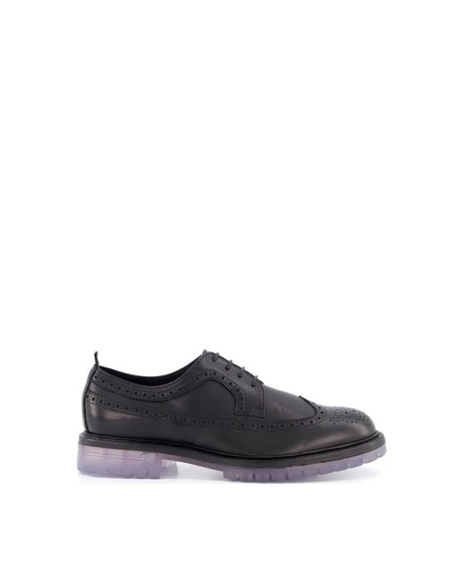 Dune Black 'sees' Leather Lace Up Shoes for men