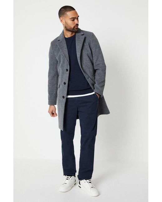 Mens crombie cheap coat debenhams