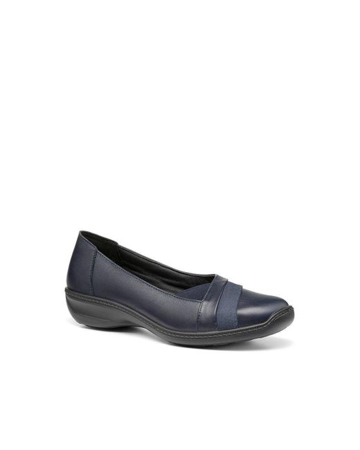 Hotter Blue Wide Fit 'serenity' Slip Ons