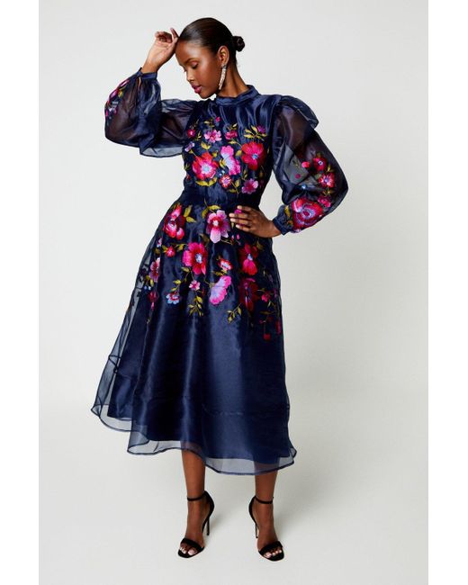 Coast embroidered best sale dress