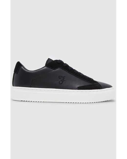 Farah Black 'kody' Casual Lace Up Trainers for men