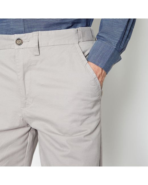 MAINE White Stretch Travel Chinos for men