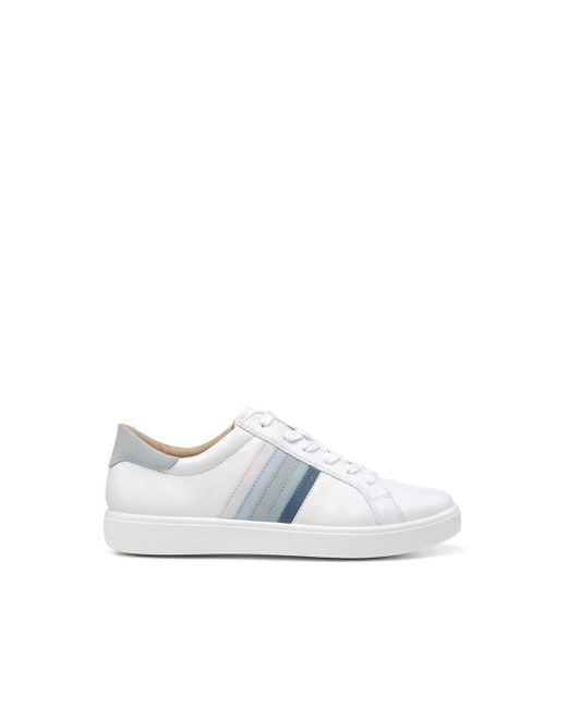 Hotter White Wide Fit 'switch' Deck Shoes