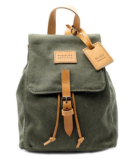 THE DUST COMPANY Green Fabric Backpack
