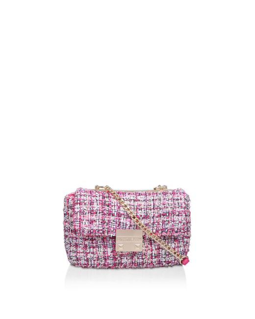 Carvela Kurt Geiger Pink 'brooklyn Mini' Fabric Bag